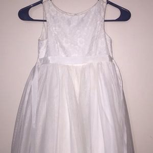 Flower girl dress by David’s bridal